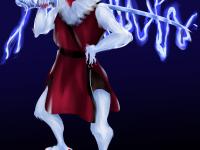 Baepsae, my Pathfinder tengu barbarian kineticist character. He's a cabbage farmer.