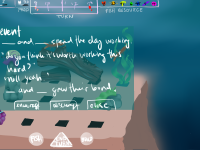 mock UI  - events after you place fish