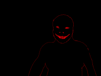 Part of the mask on animation
